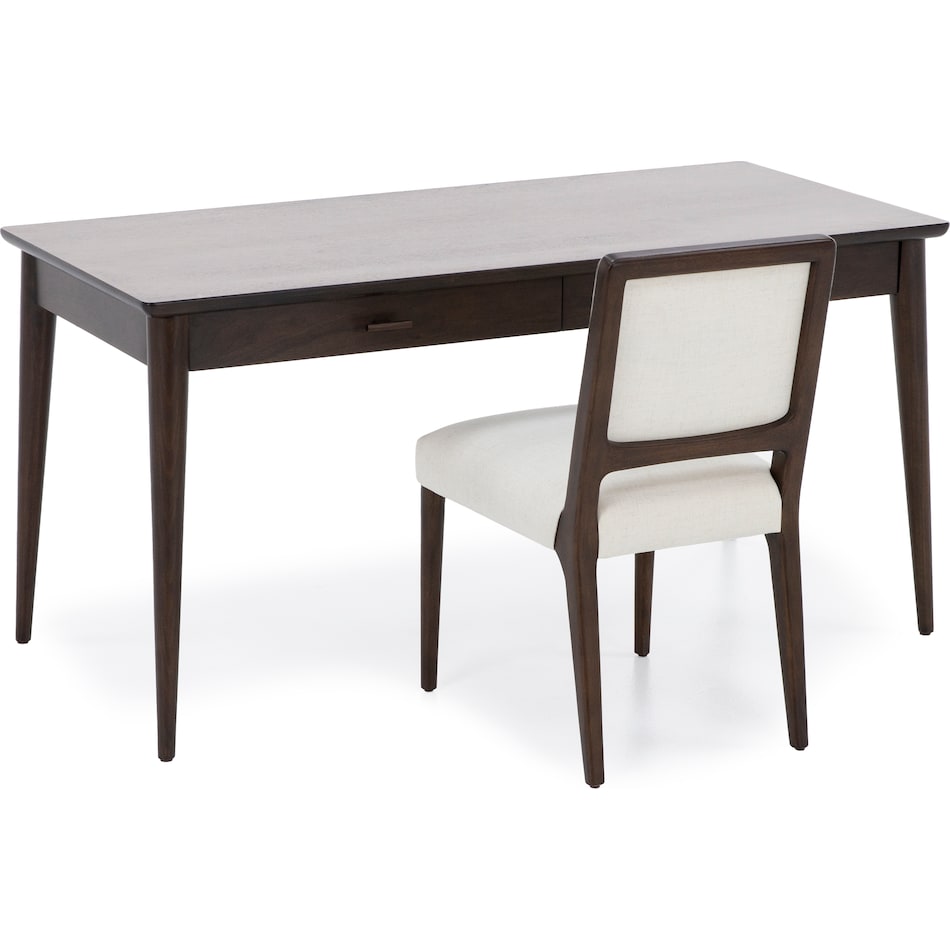 bassett furniture copen rich espresso desk chair chp  