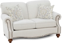 bassett furniture cream  inches and under   