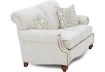 bassett furniture cream  inches and under   