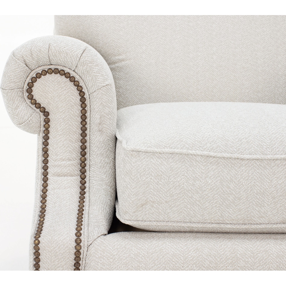 bassett furniture cream  inches and under   