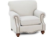 bassett furniture cream chair z  