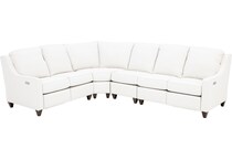 bassett furniture cream mtn fab sectional zpkg  
