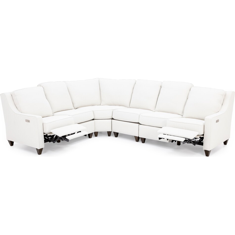 bassett furniture cream mtn fab sectional zpkg  