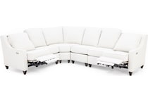bassett furniture cream mtn fab sectional zpkg  