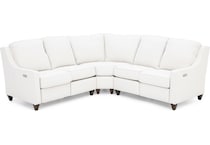 bassett furniture cream mtn fab sectional pkg  