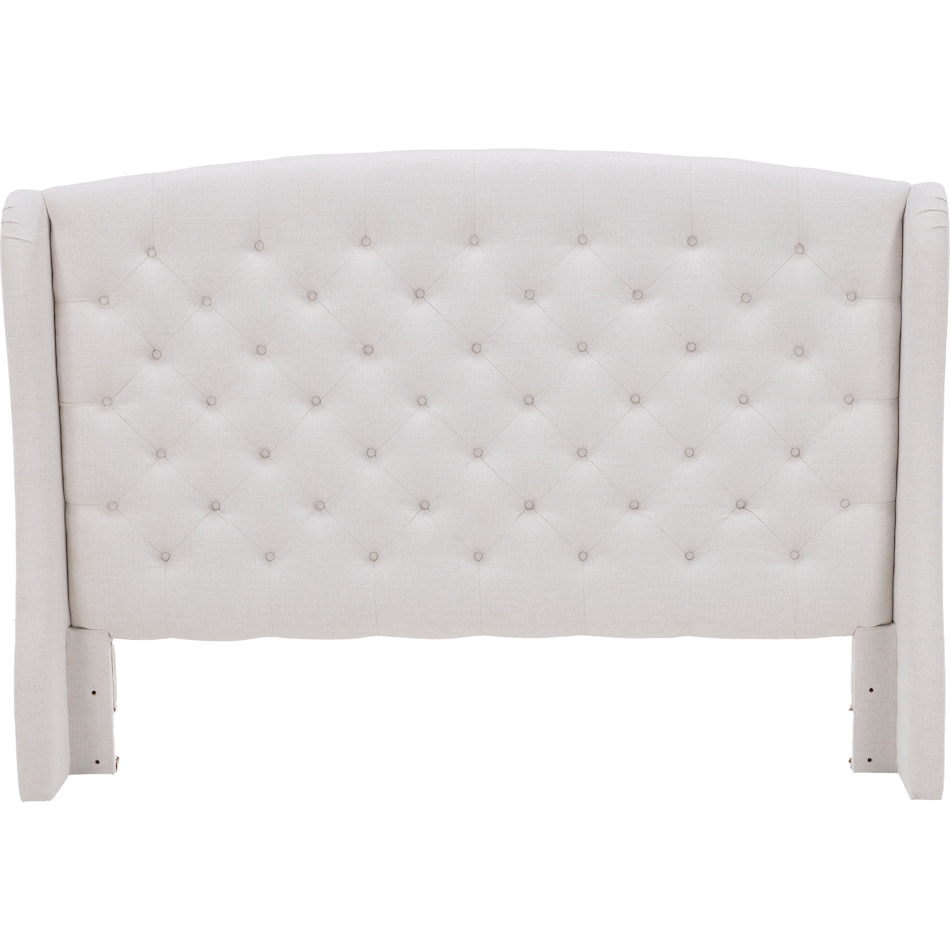 bassett furniture cream queen bed headboard   