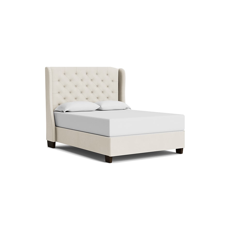 bassett furniture cream queen bed package uqp  