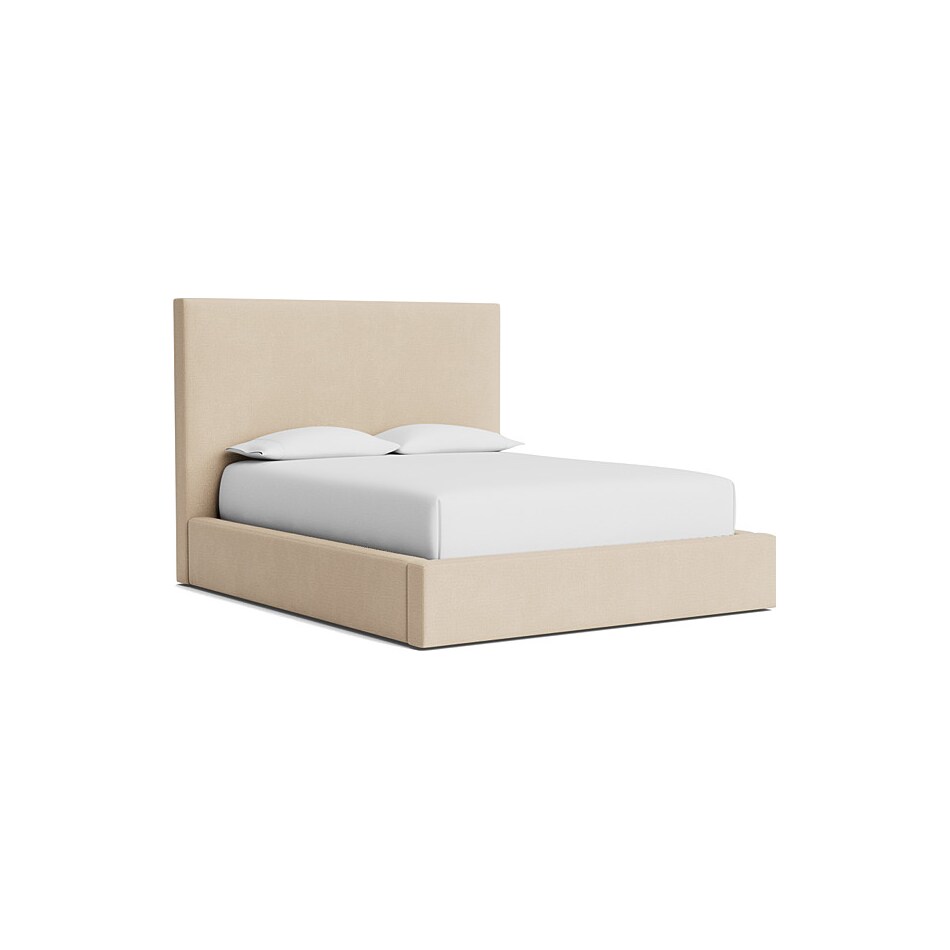 bassett furniture cream queen bed package uq  