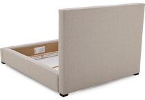 bassett furniture cream queen bed package uq  