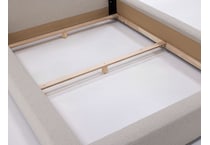 bassett furniture cream queen bed package uq  