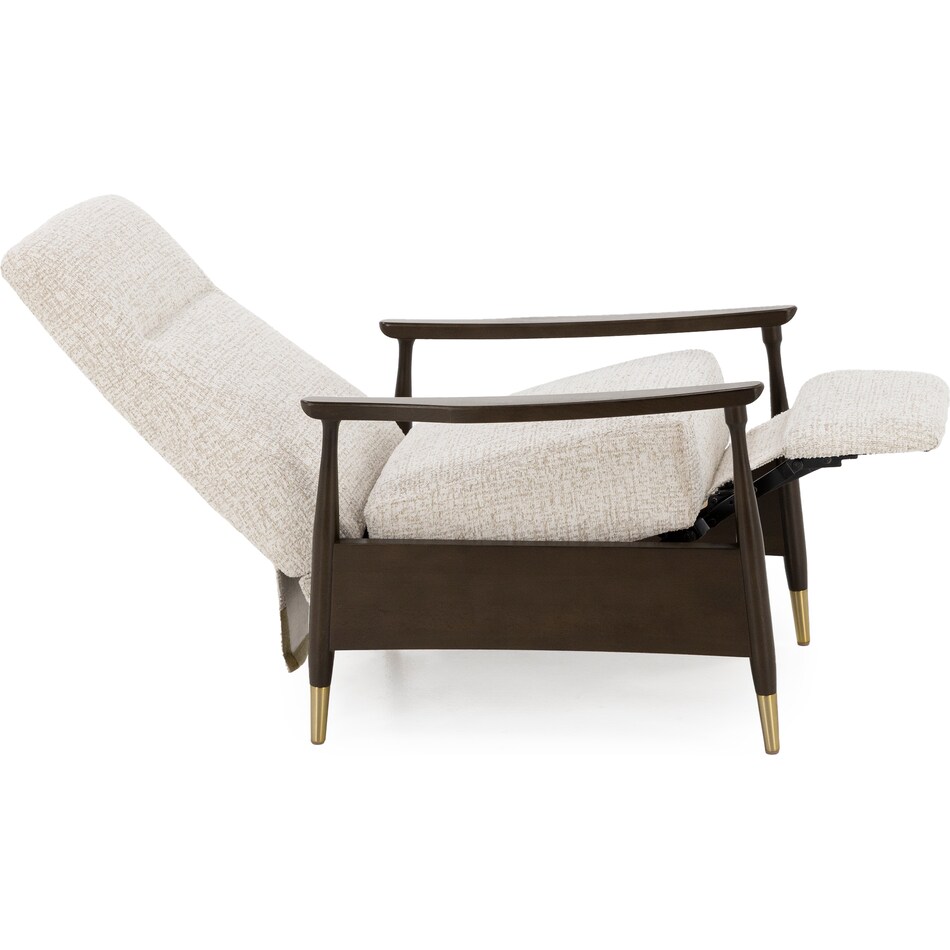 bassett furniture cream recliner z  