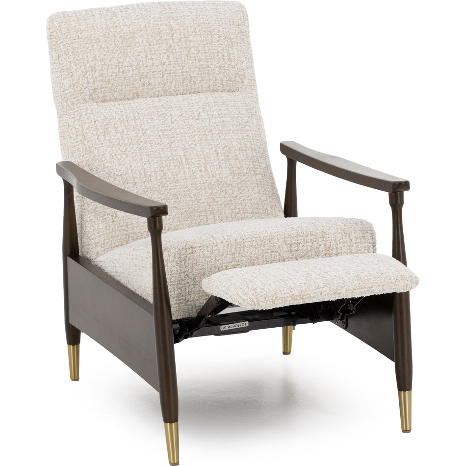 bassett furniture cream recliner z  
