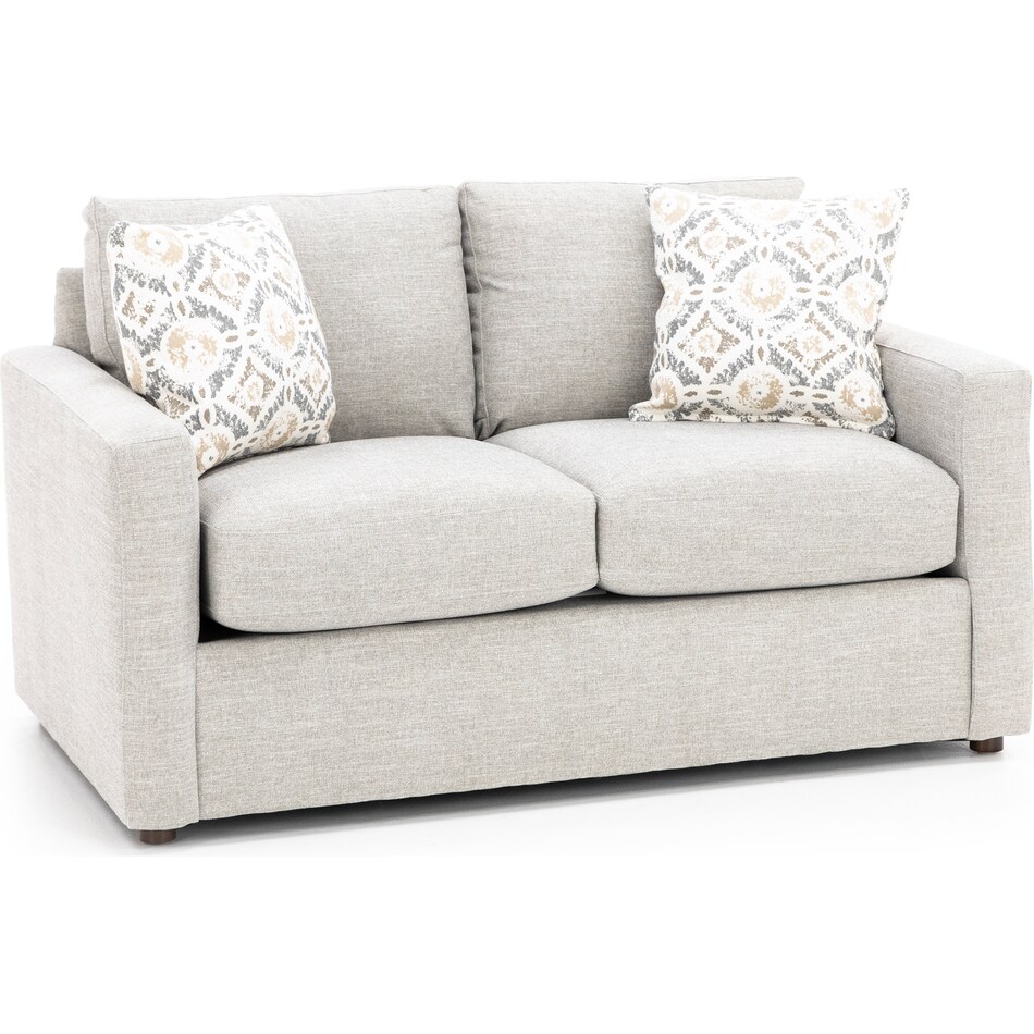 bassett furniture grey  inches and under   