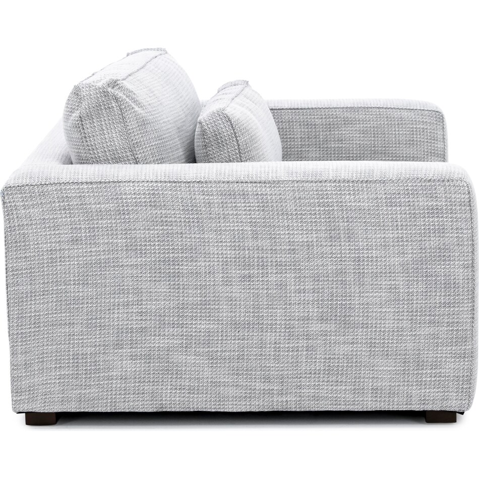 bassett furniture grey chair and a half   