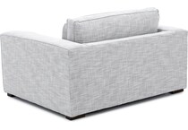 bassett furniture grey chair and a half   