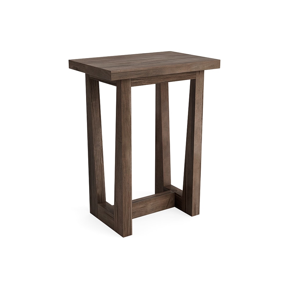 bassett furniture grey chairside table liam  