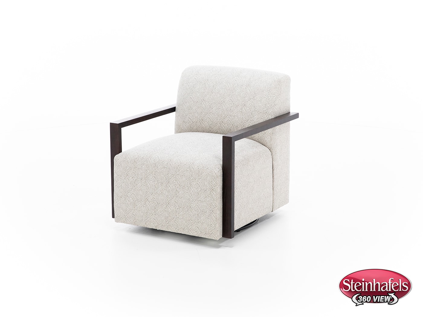 bassett furniture grey swivel chair  image   