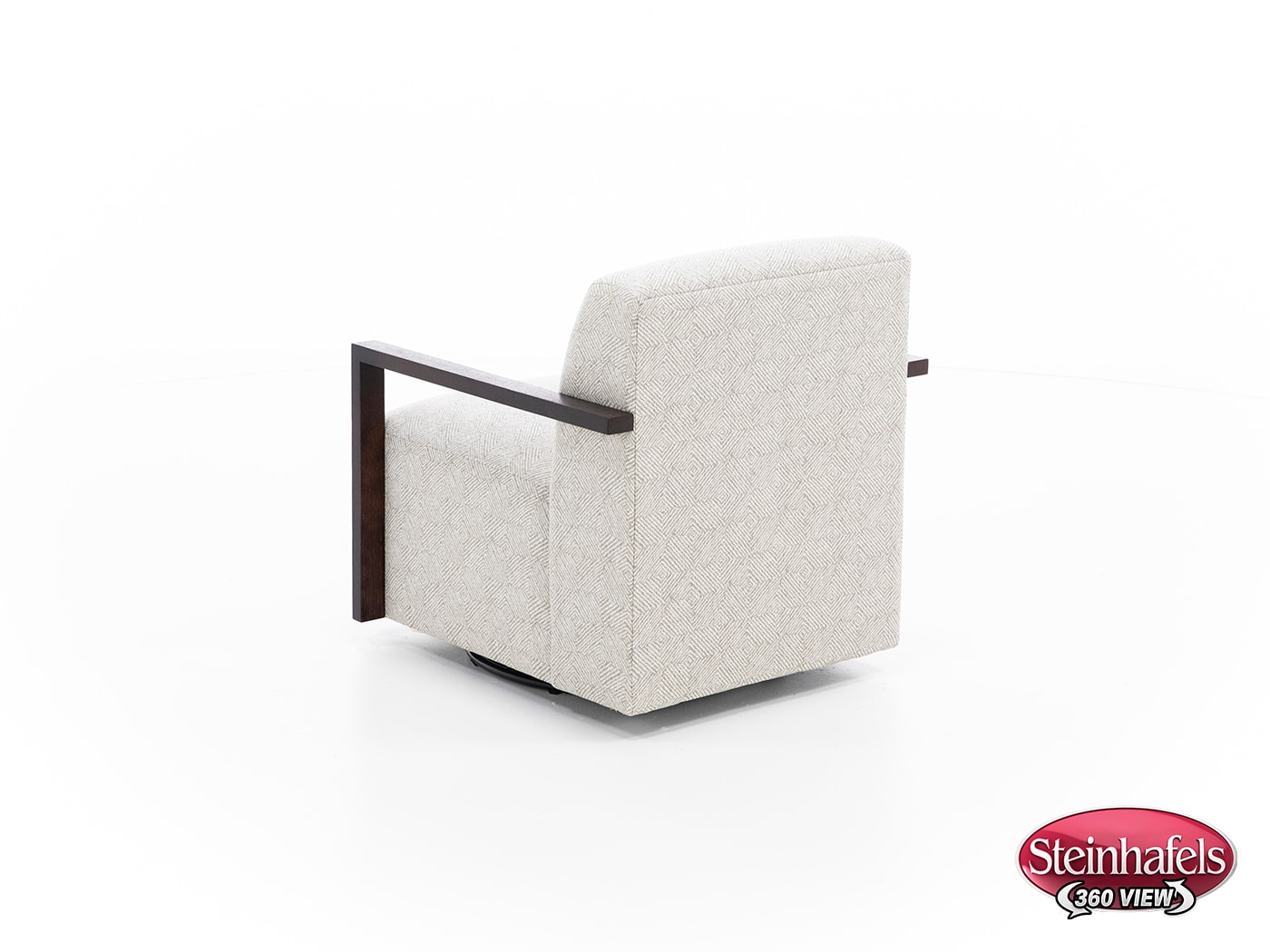 bassett furniture grey swivel chair  image   
