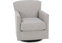 bassett furniture grey swivel chair z  