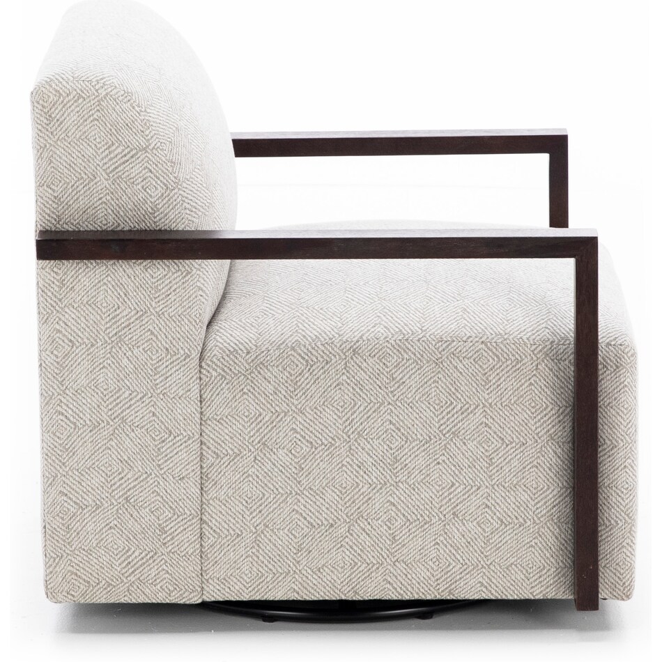 bassett furniture grey swivel chair   