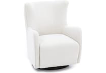 bassett furniture white accent chair   