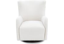 bassett furniture white accent chair   