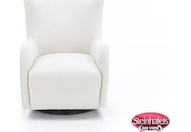 bassett furniture white accent chair  image   