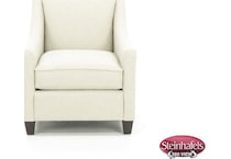 bassett furniture white accent chair  image   