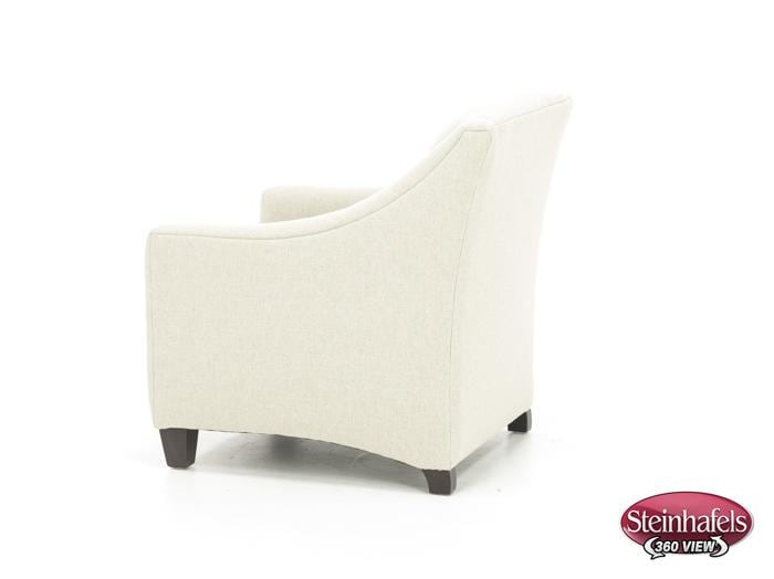 bassett furniture white accent chair  image   