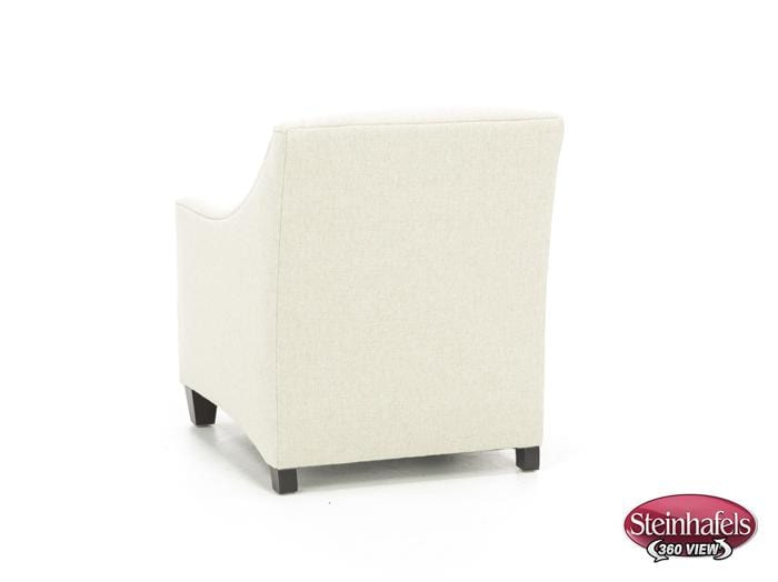 bassett furniture white accent chair  image   