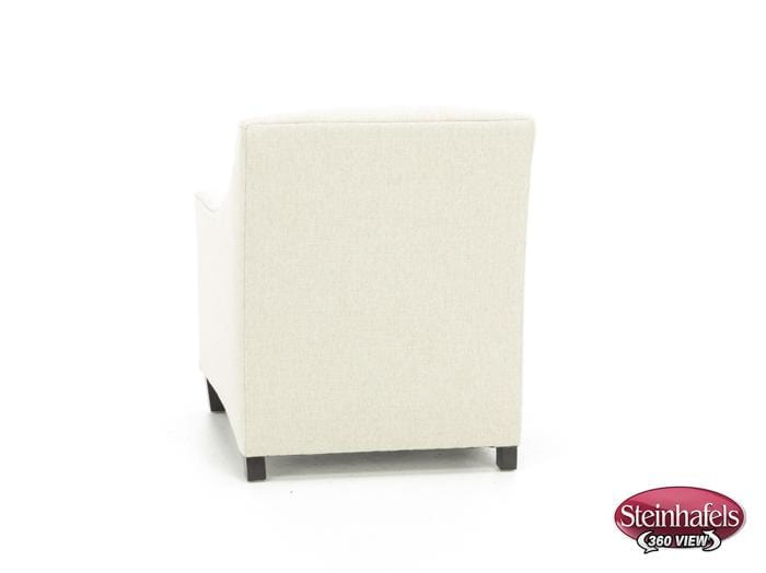 bassett furniture white accent chair  image   