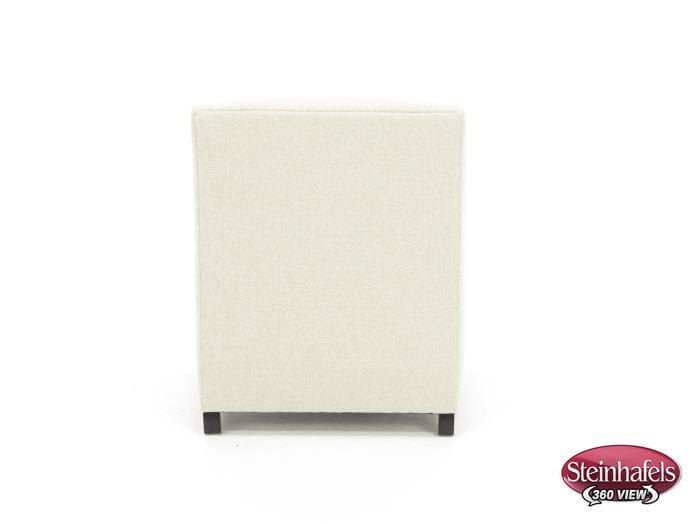 bassett furniture white accent chair  image   