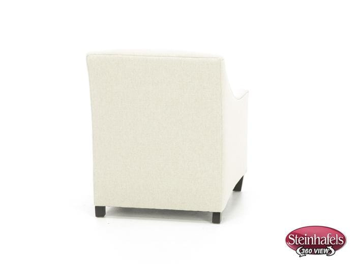 bassett furniture white accent chair  image   