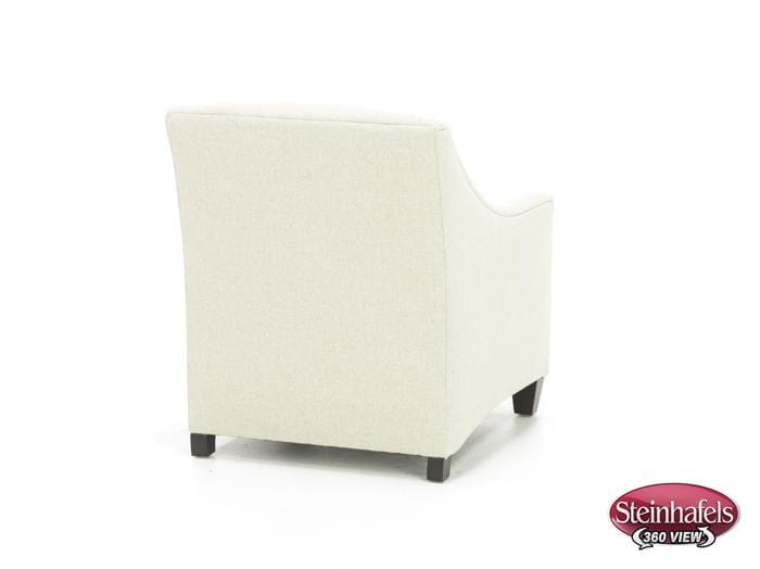 bassett furniture white accent chair  image   