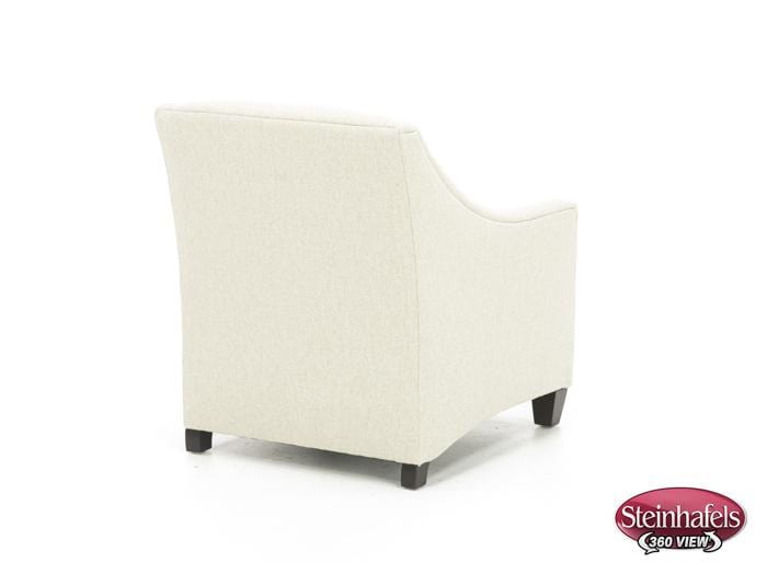 bassett furniture white accent chair  image   