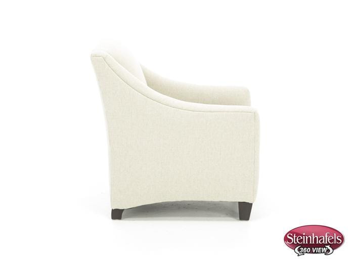 bassett furniture white accent chair  image   