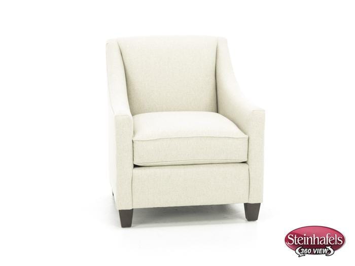 bassett furniture white accent chair  image   