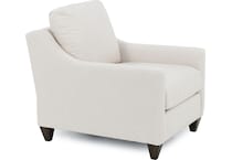bassett furniture white chair   