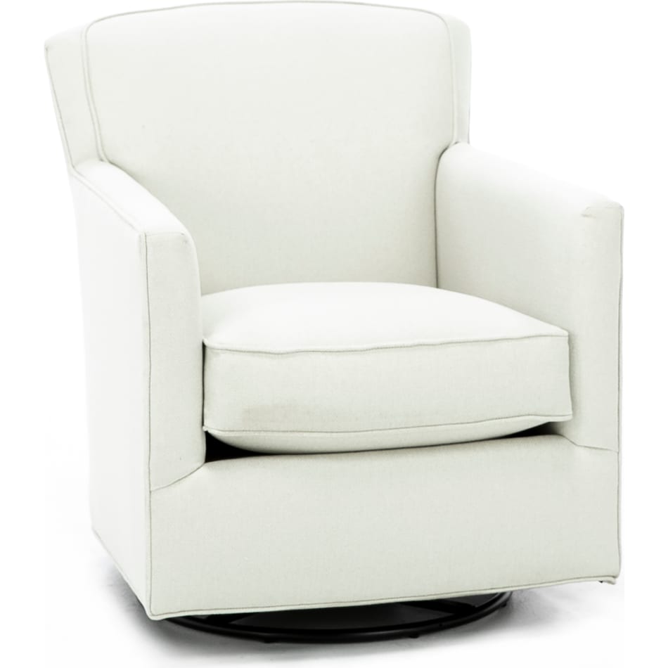 bassett furniture white glider   