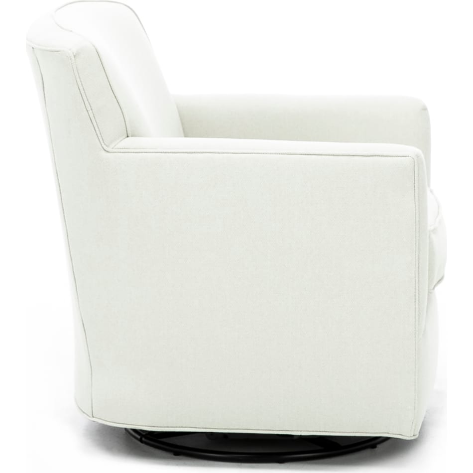 bassett furniture white glider   