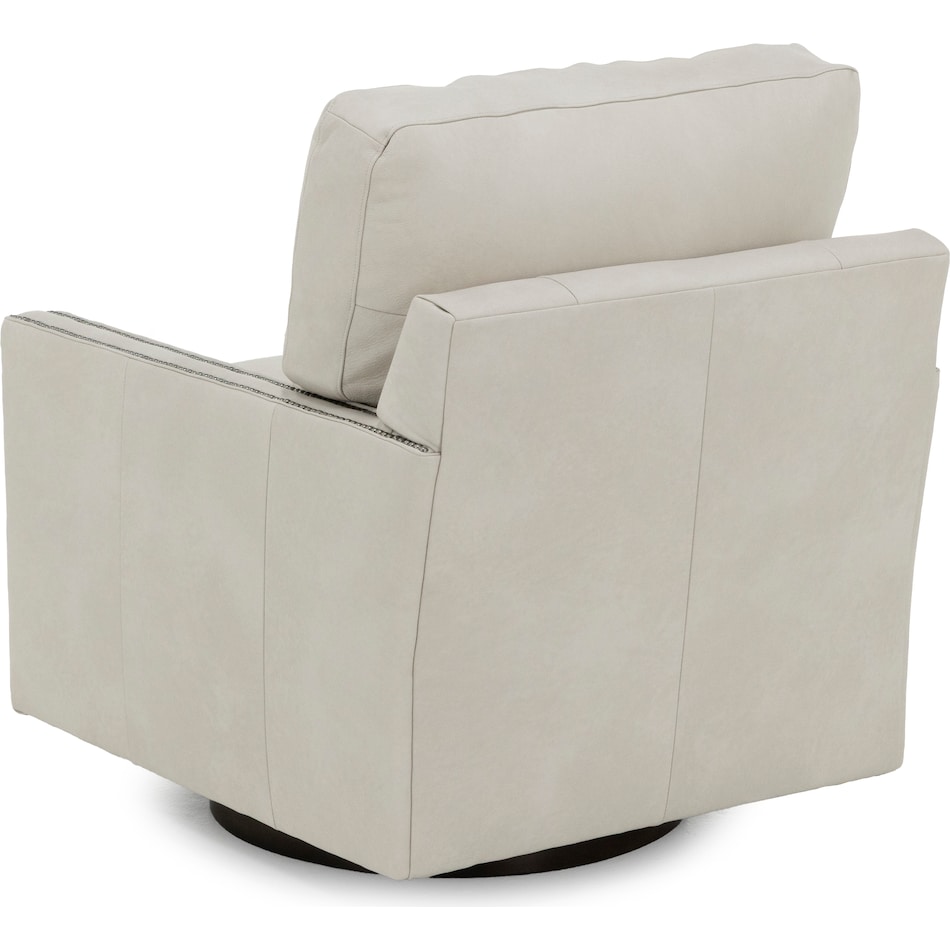 bassett furniture white swivel chair z  