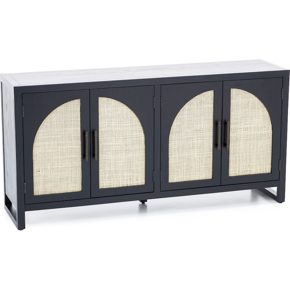 bassett mirror co inc black chests cabinets arlo  