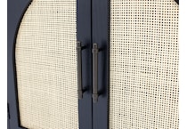 bassett mirror co inc black chests cabinets arlo  