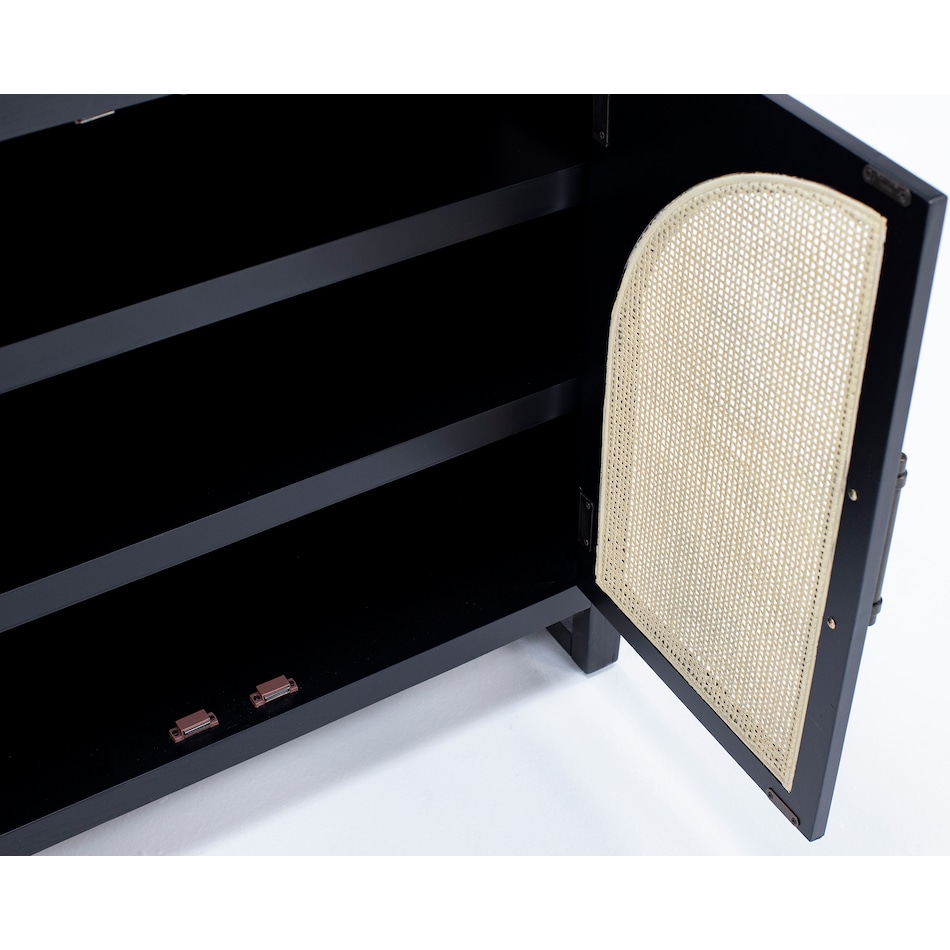 bassett mirror co inc black chests cabinets arlo  