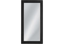 bassett mirror co inc black leaner mirror   