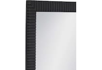 bassett mirror co inc black leaner mirror   