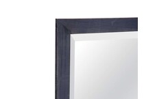 bassett mirror co inc blue leaner mirror   