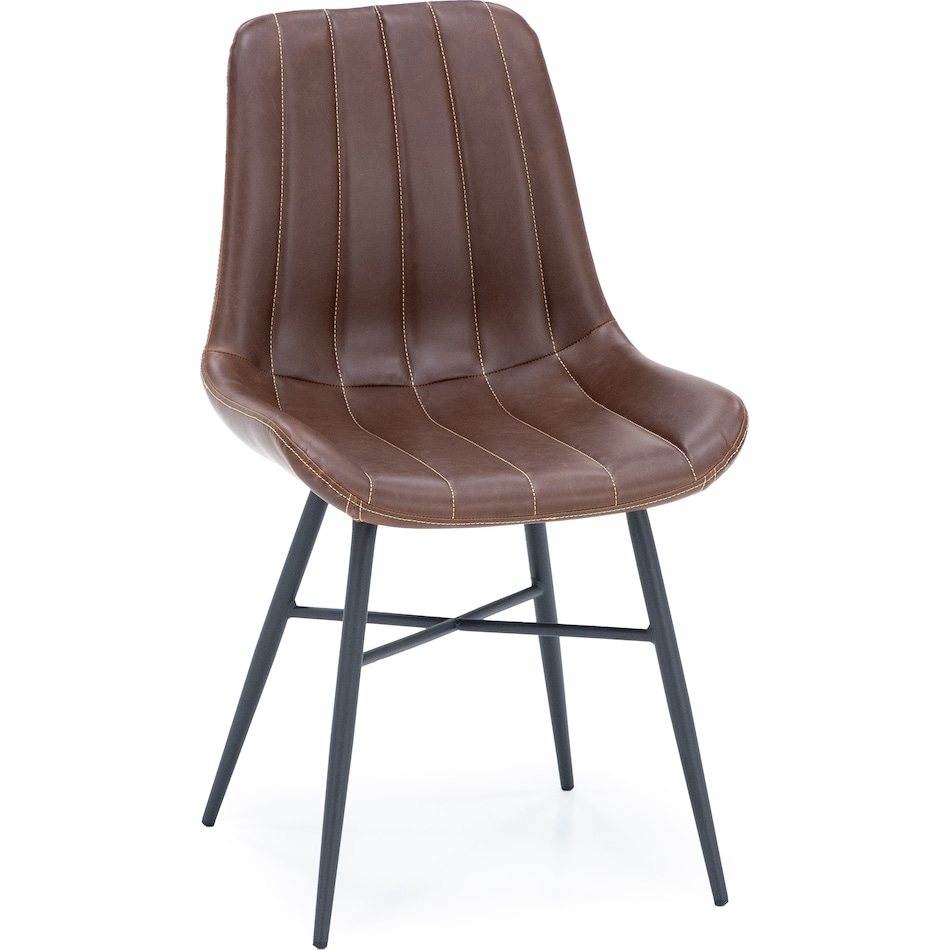 bassett mirror co inc brown inch standard seat height side chair   