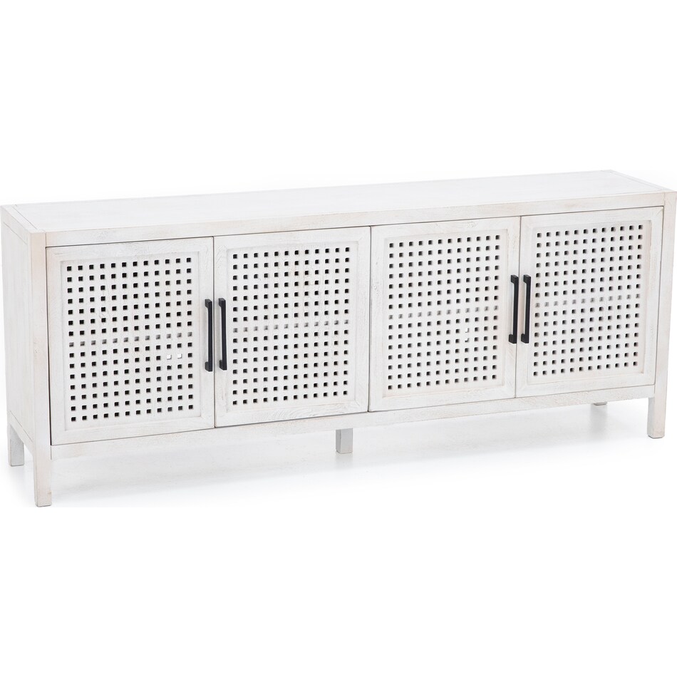 bassett mirror co inc white buffet server sideboard   