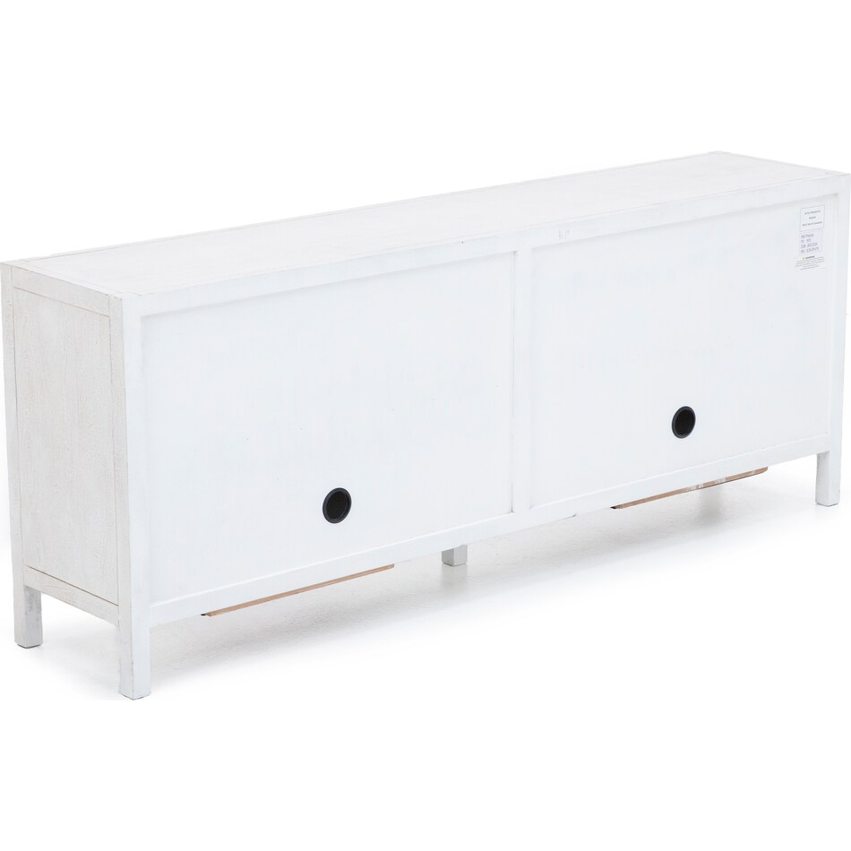 bassett mirror co inc white buffet server sideboard   